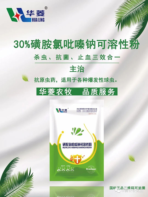 <b>30%磺胺氯吡嗪钠可溶性粉</b>